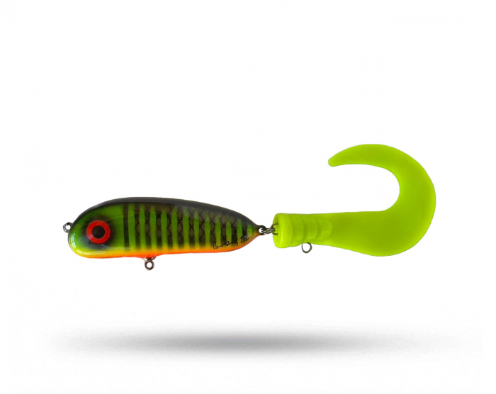 Brunnberg Lures BB Tail Shallow - Fire Tiger Stripes i gruppen Fiskedrag / Tailbeten hos Örebro Fiske & Outdoor AB (BB Shallow FT Stripes)